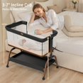 Baby Bedside Crib, 3in1 Baby Bedside Sleeper with