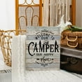 thumbnail image 3 of Welcome to Our Camper Our Happy Place Canvas Wall Art Prints Artwork Signs Framed for Camper Decor RV Room Bathroom Trailer RV Decor, 11 X 14 inch, Campers Lover Gifts, Camper Canvas Wall Decor, 3 of 4