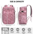 thumbnail image 5 of Dynamic Animal Print Cooler Backpack - 20L Insulated Soft Cooler for Camping, Hiking & Parties, High-Capacity & Portable, 5 of 5