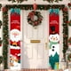 thumbnail image 5 of Navidad Colgando Banners Porche Signos Vertical Cumpleaños Exterior Decoración Adornos Inicio Ventana Adornos Atar Puerta Exterior 166634 2 Piezas Speravity HA010123-06B, 5 of 6