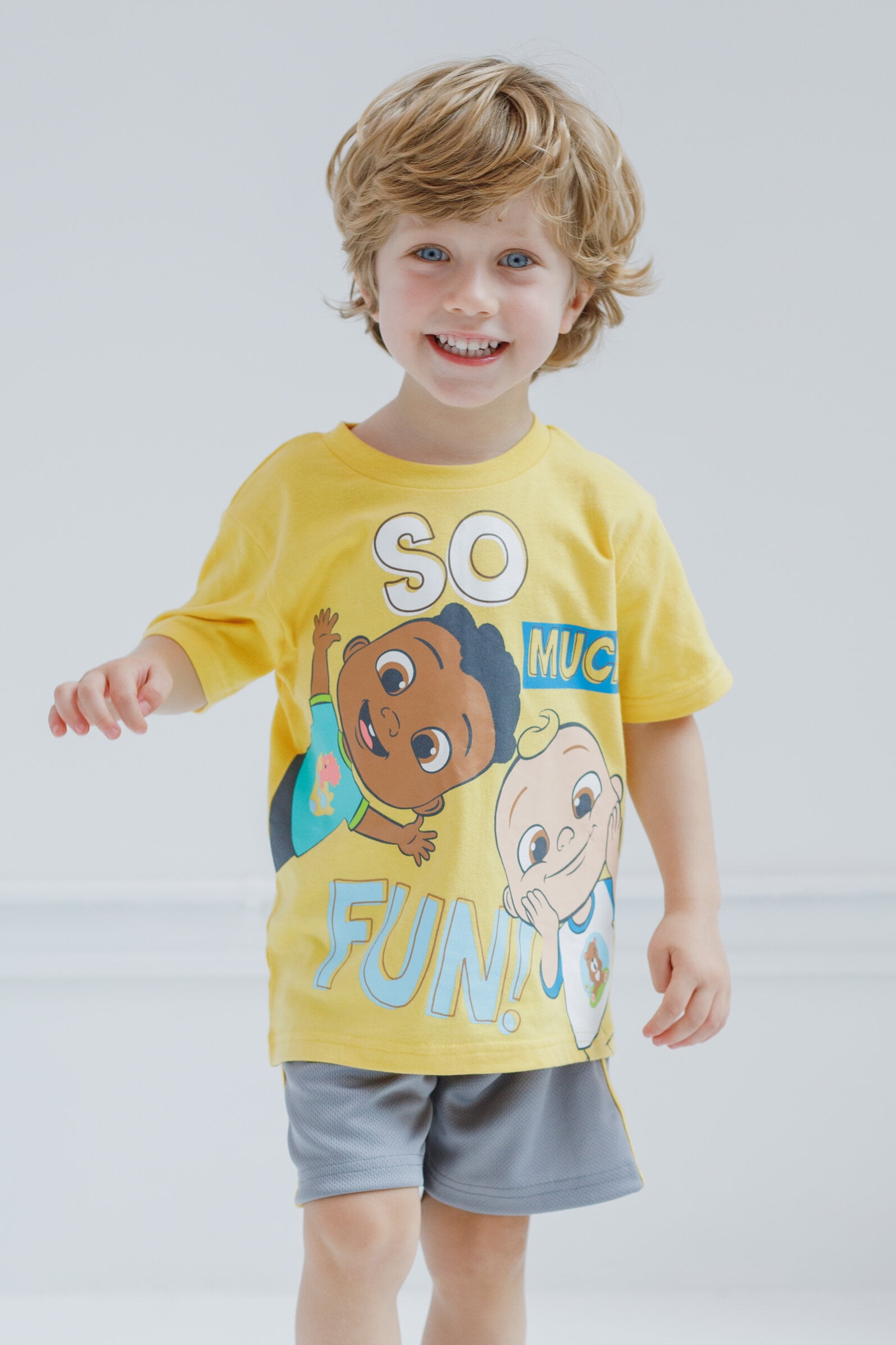 【SAM NEW YORK】☆お洒落☆ TODDLER BOYS CODY CoComelon JJ Cody Toddler Boys T-Shirt and Mesh Shorts