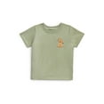 thumbnail image 2 of Garanimals Baby 3-Pack Short Sleeve Graphic Jersey T-Shirts, Sizes 0-24 Months, 2 of 7
