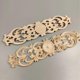 thumbnail image 5 of 8 Pcs 30x7cm Woodcarving Decals Carved Corner Flower Decoration Cabinet Door Bed Decorative Patch Onlay Wood Applique, 5 of 5