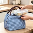 thumbnail image 2 of Clearance Lunch Box, Waterproof Reusable Portable Lunch Bag for Back to S*chool / Work / Travel / Picnic / Party, Under 1 Dollars! (Blue), 2 of 7