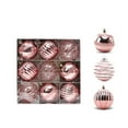 thumbnail image 1 of Hogar y jardín, Suministros de decoración navideña, Paquete de 9 bolas combinadas para Navidad, bolas transparentes, bola colgante, 1 of 2
