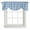 Blue, variant on Tie Up Valances for Windows, Black White Plaid Adjustable Valance Curtains Window Treatment for Living Room, Gradient Geometric Buffalo Checkered Rod Pocket Kitchen Curtains & Drapes 42x12 Inch