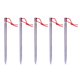 thumbnail image 1 of 5 X Clavijas de Luz Clavijas Anclajes de Camping Anclajes de Fijación de Clavos de Tienda Clavijas Clavijas de Arena Plata Sunnimix Clavijas de tienda de campaña, 1 of 8