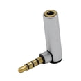 thumbnail image 2 of Conector de audio adaptador de ángulo recto macho a hembra de 2x3,5 mm 3 piezas Strade Fareast Limited, 2 of 6