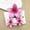Pink, variant on Flower Hair Claw Clip Set,1 Pc Large and 2 Pcs Small Hawaiian Plumeria Claw Clips,Beach Tropical Hair Accessories for Women