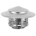 thumbnail image 1 of Bouchon de Cheminée en Acier Inoxydable Robuste pour Cheminée, Couverture de Pluie pour Tuyau de Cheminée à Domicile, 1 of 1