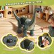 thumbnail image 5 of Paseo de dinosaurios en un coche de juguete Twinkoo, braquiosaurio realista para niños, 5 of 9