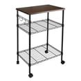 thumbnail image 2 of 3-Tier Kitchen Utility Cart Black, 2 of 9