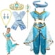 thumbnail image 1 of Disfraz Princesa Jasmine Árabe para Niñas 130 cm 5-6 Años, 1 of 7