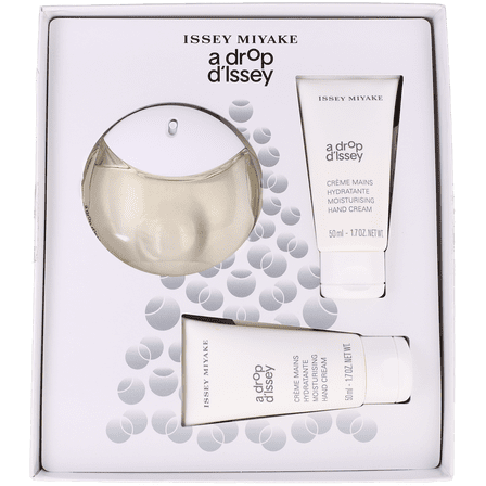 Issey Miyake A drop D'issey for Women Set: EDP Spray   Hand Cream x2 1.6oz 1.7oz 1.7oz