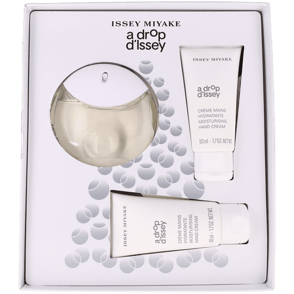 Issey Miyake A drop D'issey for Women Set: EDP Spray   Hand Cream x2 1.6oz 1.7oz 1.7oz