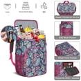 thumbnail image 5 of Colorful Paisley Ethnic Floral Insulated Cooler Backpack, Vintage Boho Retro Abstract Decorative Mandala Pattern Leakproof Waterproof Lunch Bag for Picnic, 5 of 5