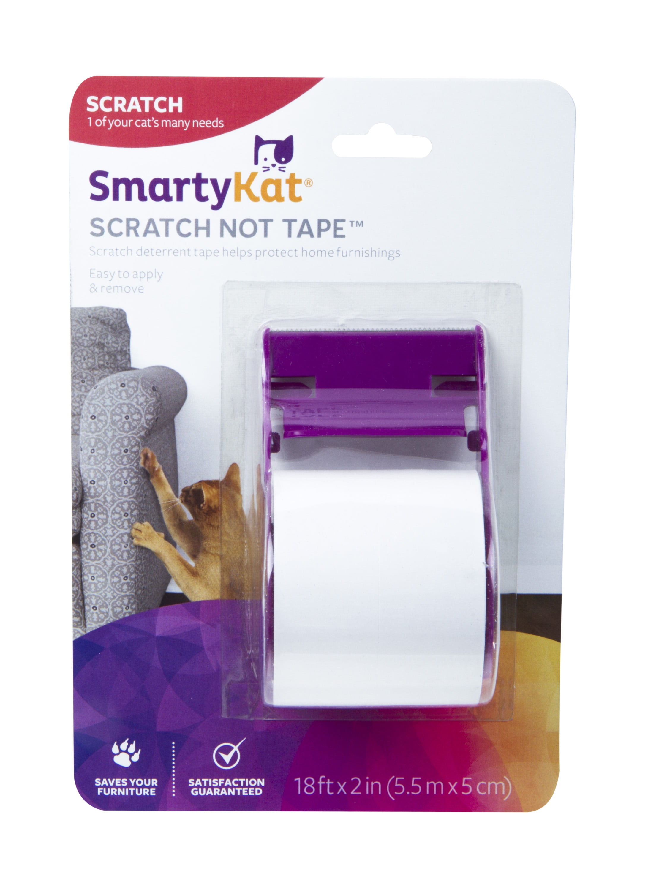 Smartykat Anti Cat Scratch Tape Deterrent Walmart Com Walmart Com