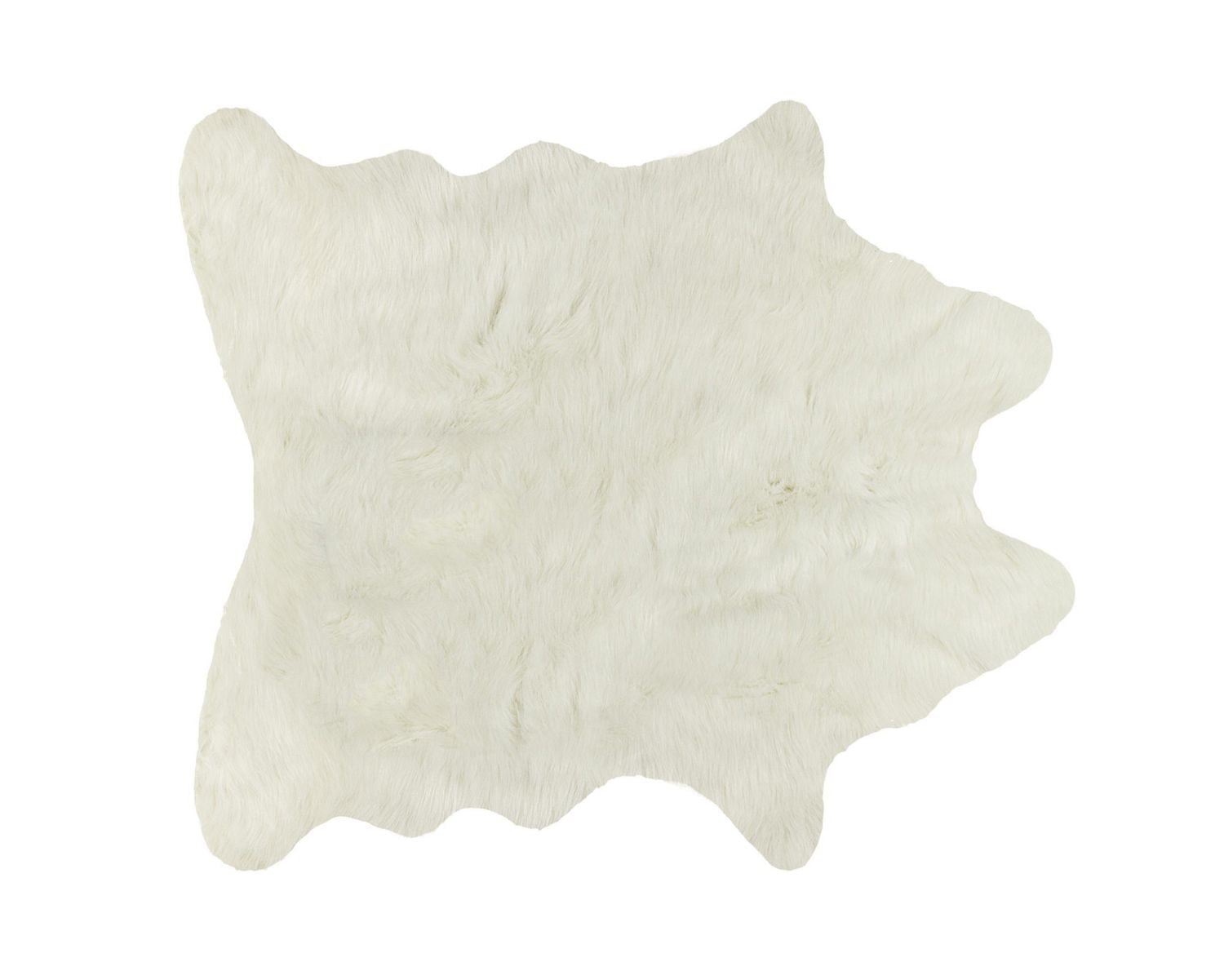 H-Luxe Faux Fur Cowhide Rug