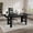 Black, variant on 71" Farmhouse Wooden Dining Table for 6-8, Heavy Duty Large Kitchen Table with Thick Tabletop & Sturdy Support Legs for Home & Dining Area