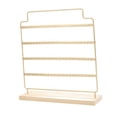 thumbnail image 3 of Organizador de pendientes de metal, práctico soporte para pendientes colgantes para dormitorio, tienda minorista Oro, 3 of 10