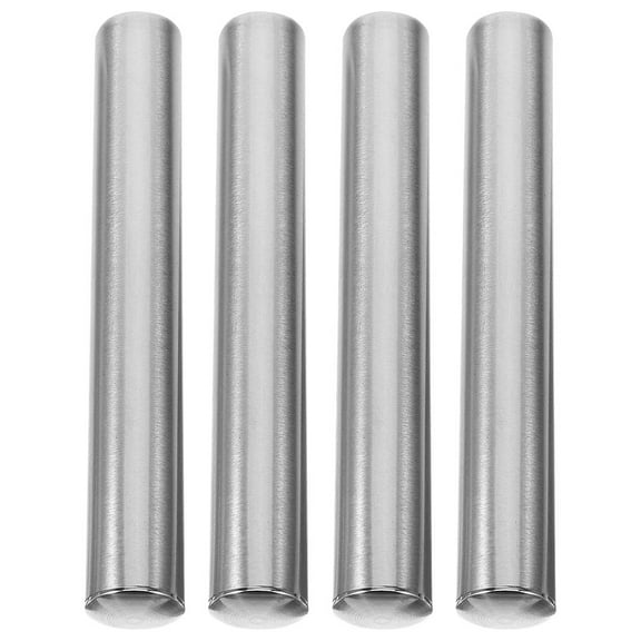VORCOOL 4Pcs Comfortable Grip Metal Toilet Brush Handle Parts Universal Fit for Toilet Bowl Brush