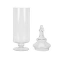 thumbnail image 3 of Jiandong Storage Box with Lid Clear Glass Apothecary Jars Bottles for Wedding Candy Buffet(13.78X3.94X3.94Inch), 3 of 10