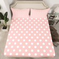 thumbnail image 2 of Erosebridal Polka Dots Twin Sheet Sets, Circle Geometric Bed Sheets Set Twin Size, Modern Simple Bedding Twin Size, Microfiber Bedroom Decor, 3 Pieces, 2 of 7