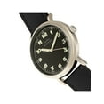 thumbnail image 3 of Elevon Felix Leather-Band Watch - Silver/Black, 3 of 3