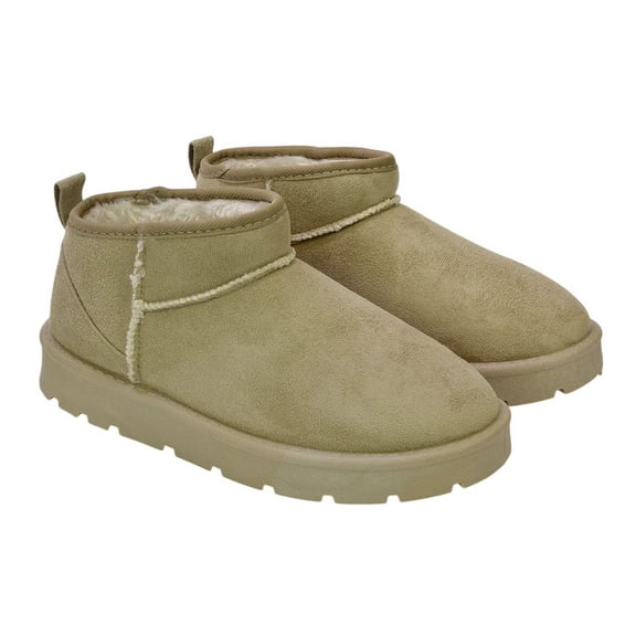 XY London Womens Angelina Faux Fur Ankle Boots