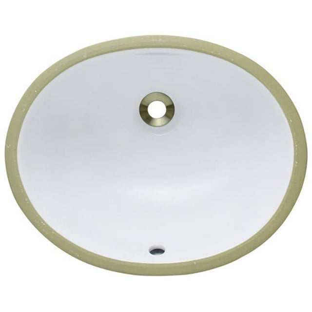 Polaris UPS-W White Évier de Salle de Bains en Porcelaine