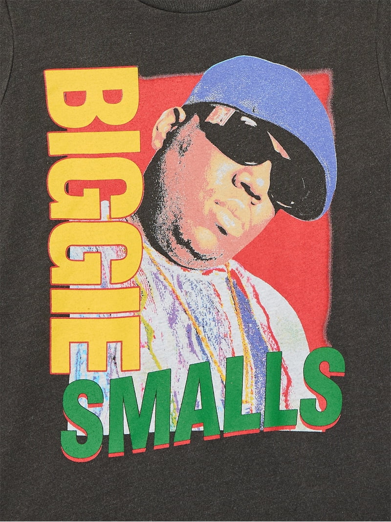 Notorious BIG Boys Biggie Smalls Graphic Tee with Short Sleeves