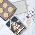 thumbnail image 5 of Yayeee Pot Holders Kitchen Heat Resistant with Pocket 7"x9.8" Cotton Oven Cooking Hot Pads, White Halloween Christmas Trees, 5 of 7