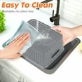 thumbnail image 4 of PinkSheep 6 Pack Plastic Storage Baskets Small Organizer Basket Bins Black & White & Gray, 4 of 9