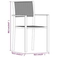thumbnail image 2 of vidaXL 5 Piece Garden Dining Set Black, 2 of 8