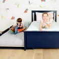 thumbnail image 3 of BEDSMART Lit Simple en Bois Massif avec Tiroir-Lit / Bleu, 3 of 7