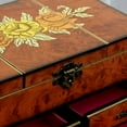 thumbnail image 4 of Decoración vintage para cajas de madera, ideal para cofres de joyas (38 x 29 mm) Pestillo de bronce antiguo, 4 of 7