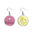thumbnail image 1 of Videojuegos de ajedrez del Obispo Pendiente Sol Flor Pendiente Joyas Moda Unbranded M, 1 of 3
