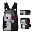 thumbnail image 1 of Set de mochilas Monokumass con estampado 3D, mochila escolar Oxford para niños, 1 of 1