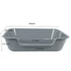 thumbnail image 4 of Caja de arena para gatos Ying Tutu extra grande, material ABS, gris, 4 of 7