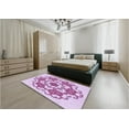 thumbnail image 4 of Ahgly Company Indoor Rectangle Patterned MediumOrchid Purple Area Rugs, 4' x 6', 4 of 6