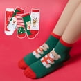thumbnail image 3 of Children Christmas Socks Cute Kids Socks Cozy Socks 5 Cartoon Socks for Boys Girls, 3 of 10