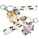 thumbnail image 2 of 2 llaveros de vaca con dibujos de animales, llaveros para bolso, colgante, decoración, regalo para pareja, 2 of 7