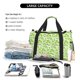 thumbnail image 5 of Fotbe Cute Frogs Bolsa de Viaje con Estampado, Bolsa de Fin de Semana para Mujer con Compartimento para Zapatos, Bolsa de Gimnasio con Bolsillo Húmedo, 5 of 7
