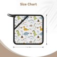 thumbnail image 3 of Pofeuu Dinosaur Print Silicone Trivet Mats,Silicone Hot Pads for Kitchen, Silicone Trivets for Hot Pots and Pans, Silicone Hot Pad, 3 of 8