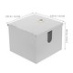thumbnail image 2 of WHAMVOX Caja Para Tomacorriente Exterior Plateada Con Cerradura Y Resistencia A Intemperie, 2 of 6