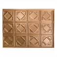thumbnail image 2 of FASÄDE Traditional Style/Pattern 4 Decorative Vinyl 18in x 24in Backsplash Panel in Polished Copper (5 Pack), 2 of 7