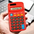 thumbnail image 5 of 12 Pack Pocket Mini Calculators,Pocket Size Basic Calculators,Solar Battery Dual Power Function Calculator,8 Digit Display Small Calculator for Students Kids Home Office(6 Colors), 5 of 7