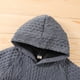 thumbnail image 4 of Gibobby Conjunto de sudadera para niña Manga larga Punto Sudadera con capucha Tops Pantalones sólidos Pantalones Ropa de dormir 2PCS Ropa(Gris,18-24 Meses), 4 of 5