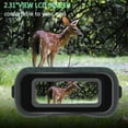 thumbnail image 3 of NV3180 IP56 Waterproof HD Night Vision Binoculars Video Recorder Hunting 4X Zoom 980 ft/300m Infrared Goggles Scope Video Camera, 3 of 11
