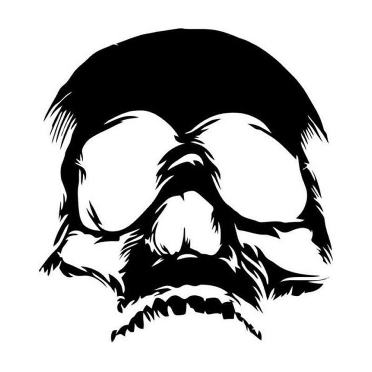 Skulls Sticker Decal Funny Car Prank Laptop #6183E